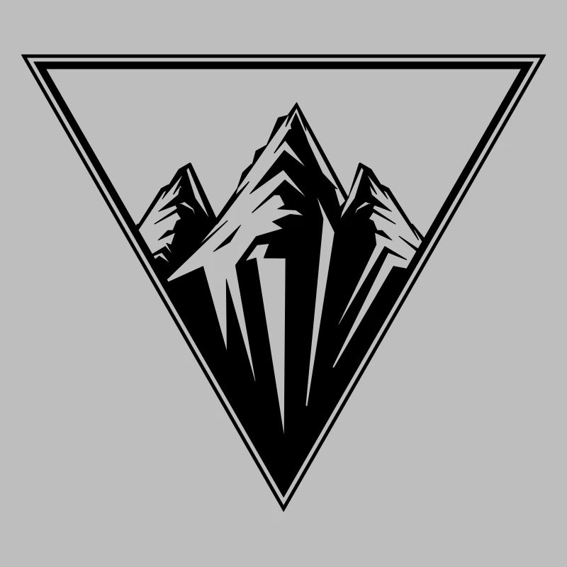 berge symbol icon triangle