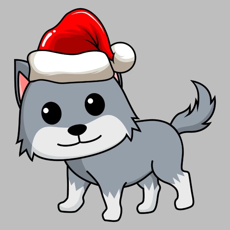 Wolf Comic Christmas