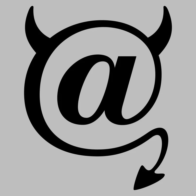 Devil @ Teufel Nerd Symbol Programmierer IT