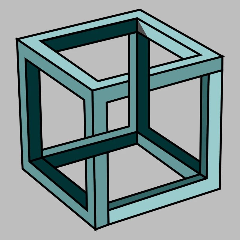 Escher Impossible Cube