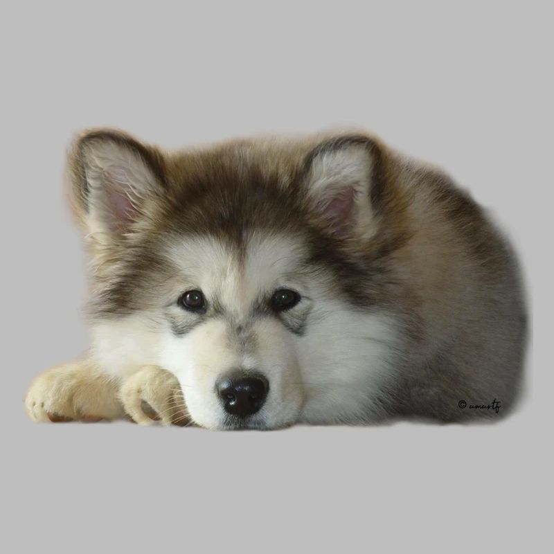 Chiot malamute Maia