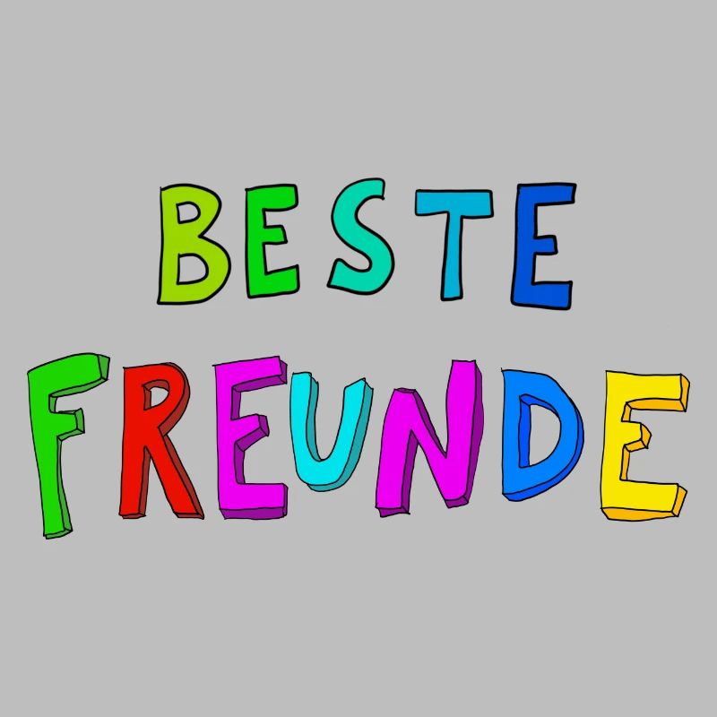 Beste Freunde Farbexplosion