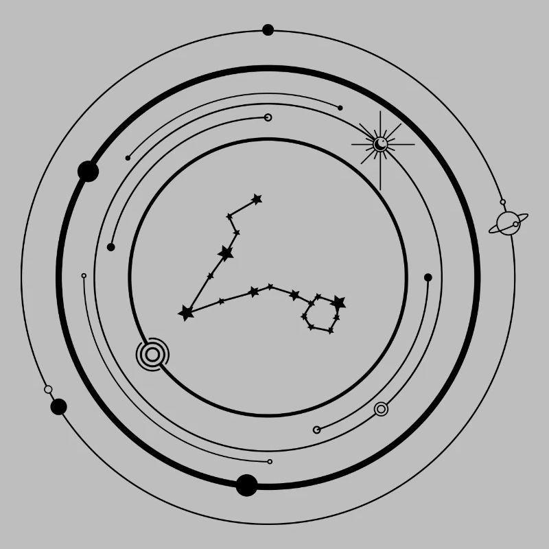 Mitternachts-Starburst-Silhouette