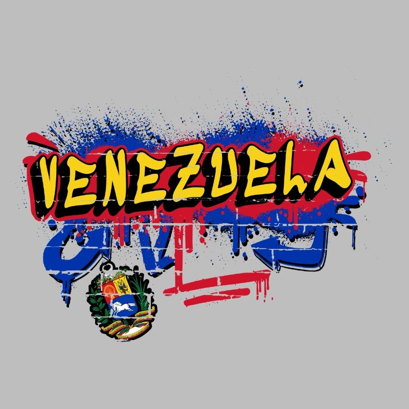 Design de drapeau graffiti du Venezuela