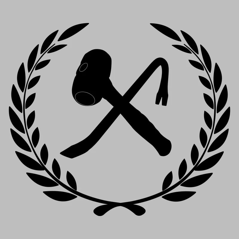 Demolition tools for demolition in laurel wreath.