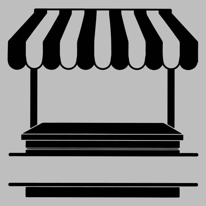 Logo de l’étal de marché transparent