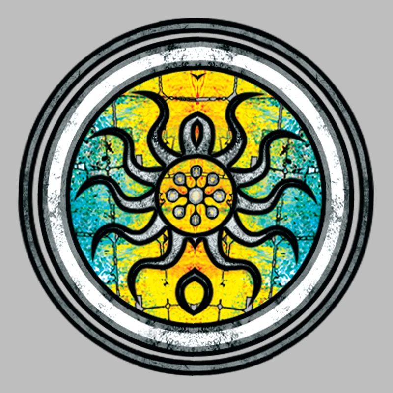 Abstract Octopus with Mandala Pattern