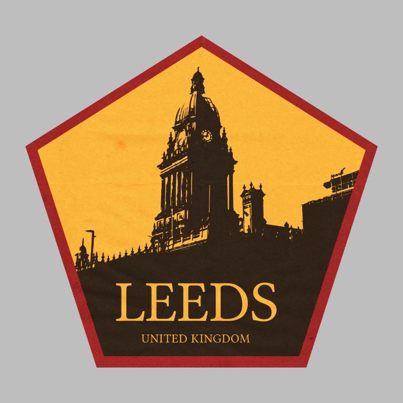Leeds Clock Tower Silhouette