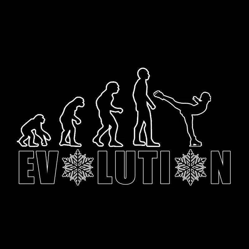 EVOLUTION EISKUNSTLAUF WINTER SCHNEE