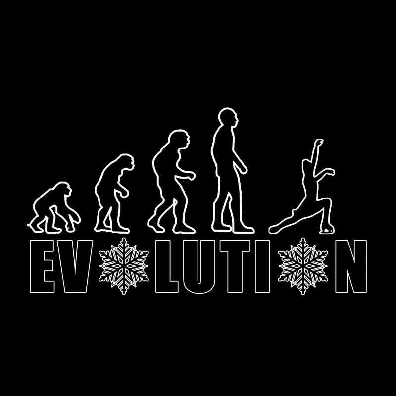 EVOLUTION EISKUNSTLAUF WINTER SCHNEE