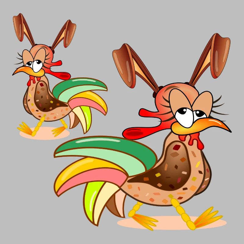 EASTER CHICKENS EASTER BUNNIES COUPLES