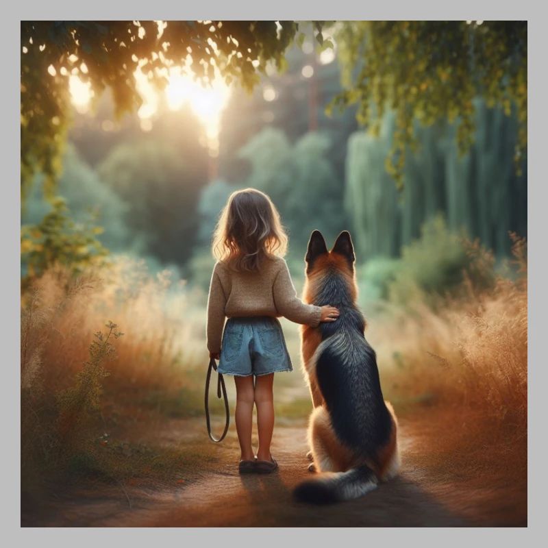 German Shepherd Art