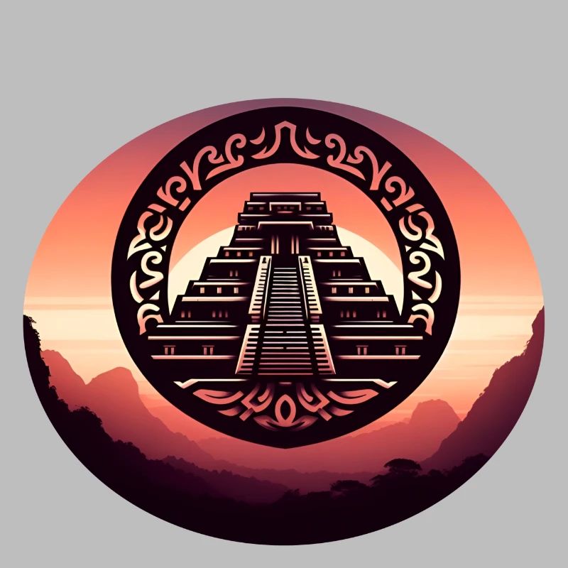 Mayatempel Pyramide Aztekisch Tribal Reise