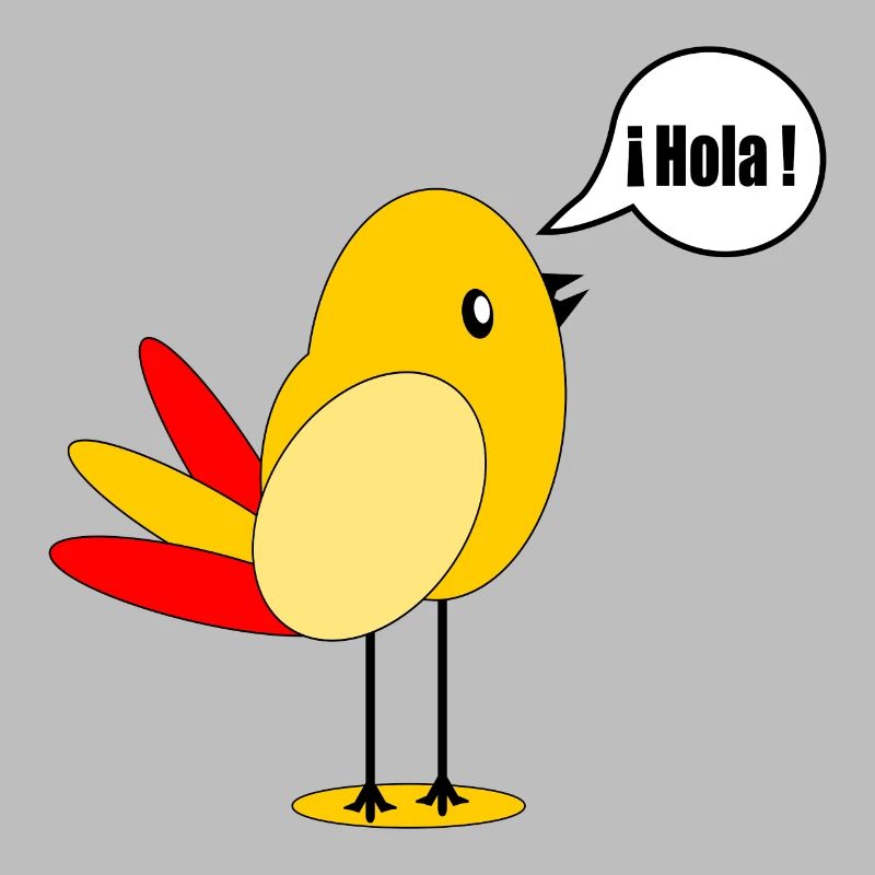 SPANIEN LÄNDERFAHNE SPANISCH VOGEL