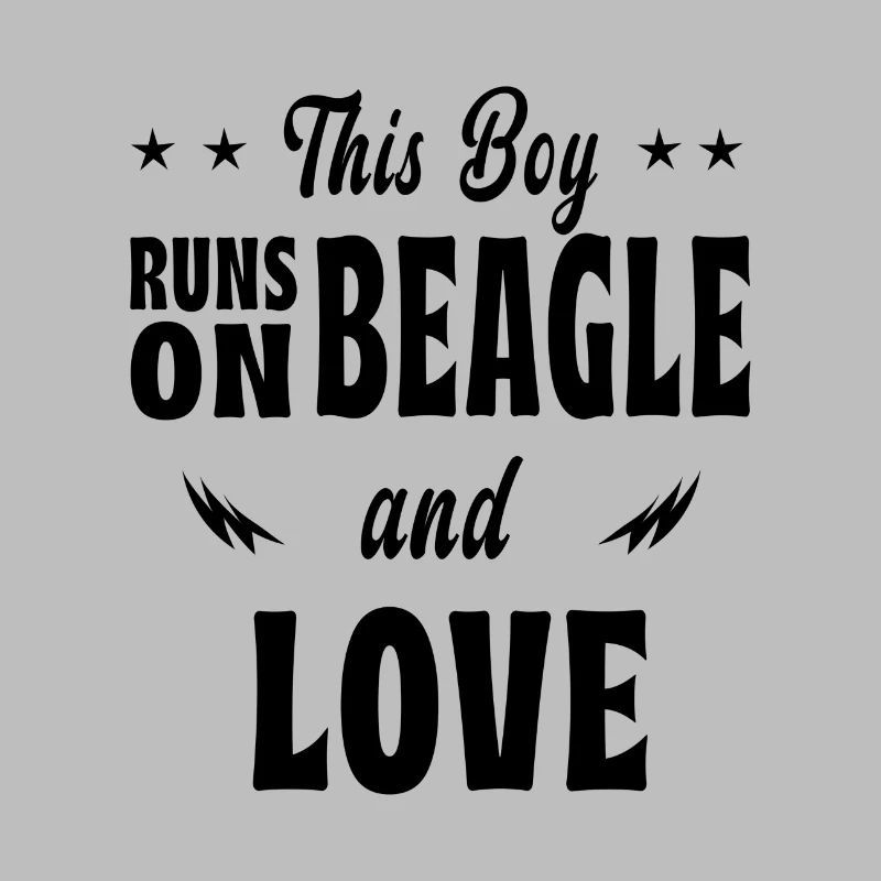 Ce design beagle pour garçon
