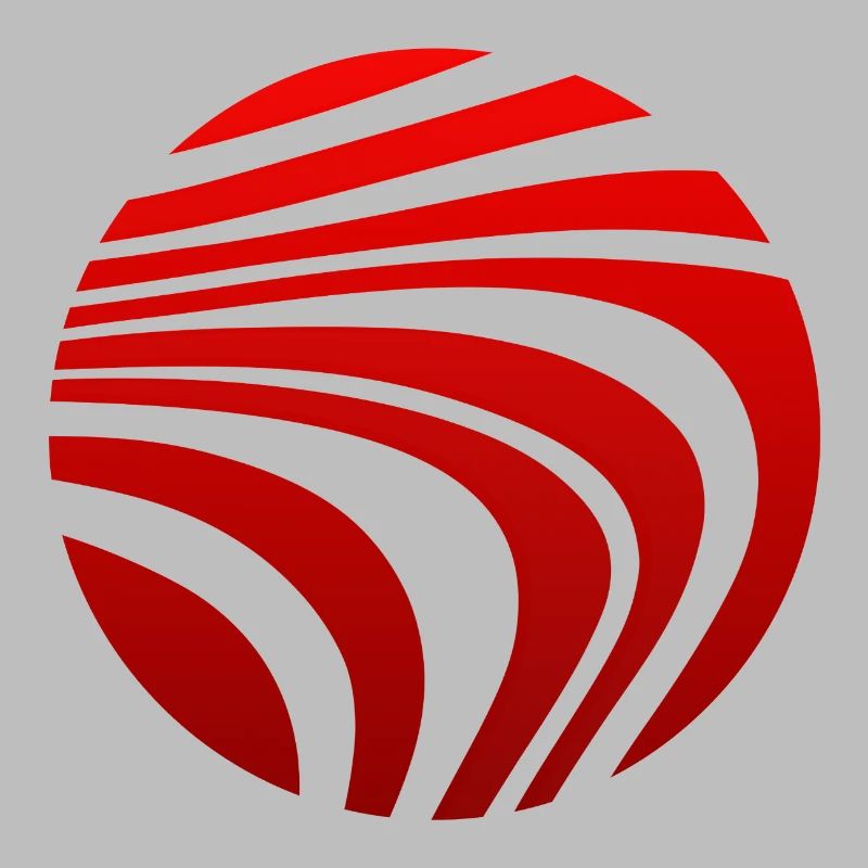 Psychedelic Pattern Red Gradient