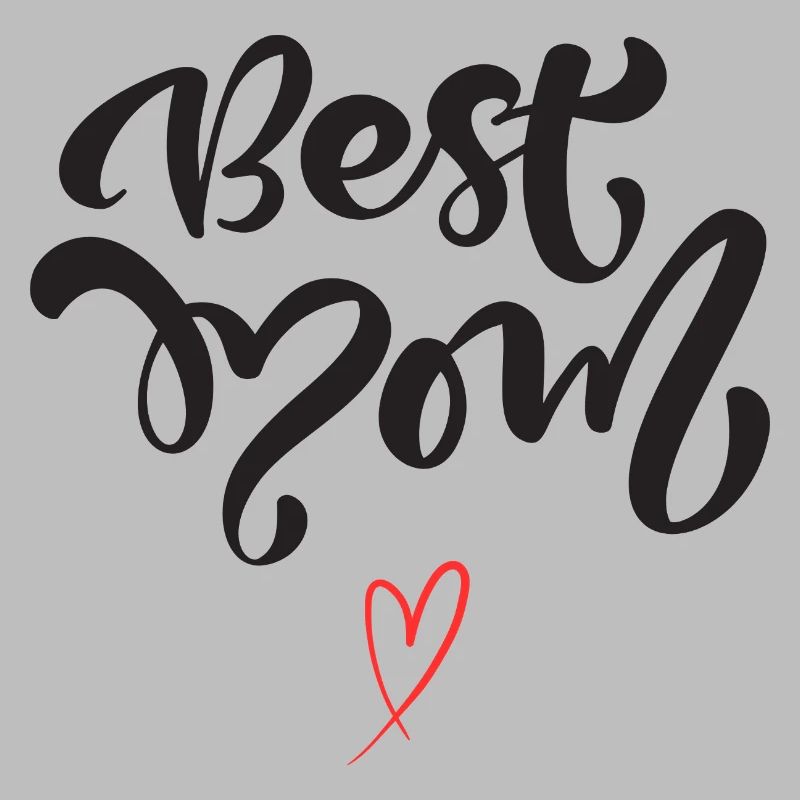 Best Mom – Herzdesign zum Muttertag