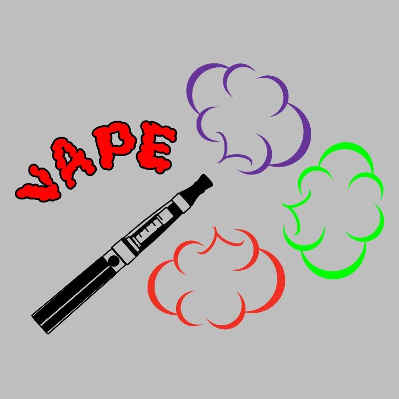 Conception de nuage de vapeur VAPE avec couleur