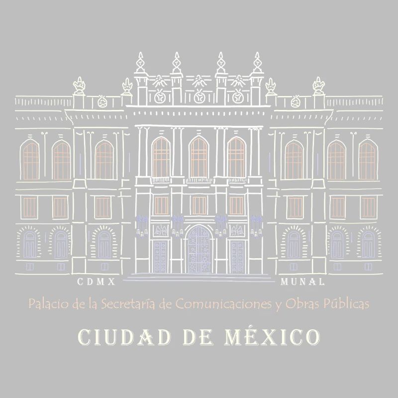 Mexico, Musée d’art, Dessin à la main