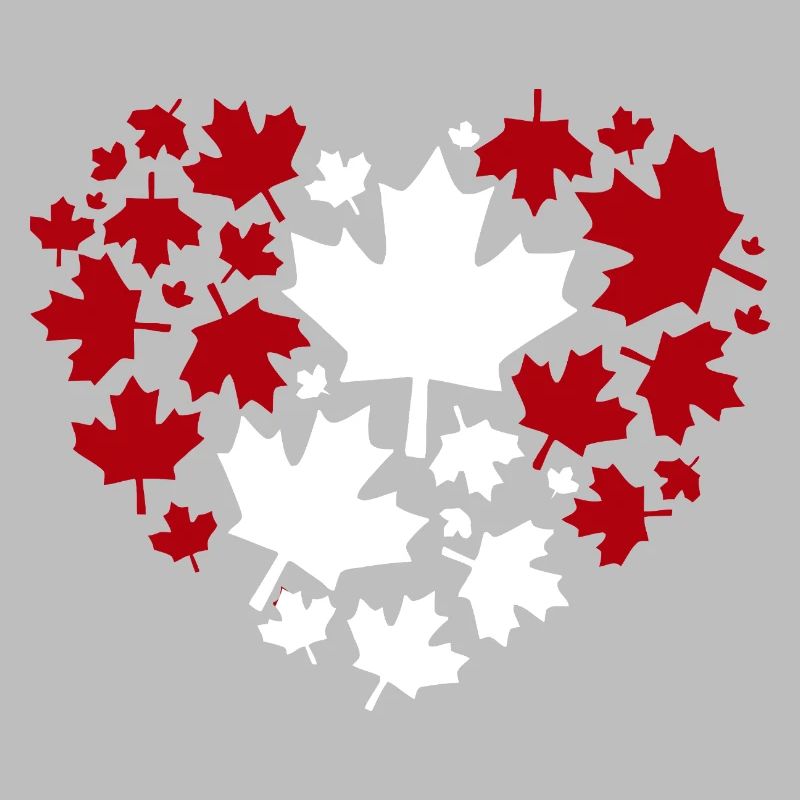 Maple Leaf Heart Pattern