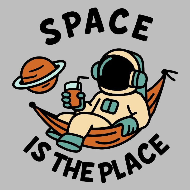 Explorer de l’espace astronaute design relaxant