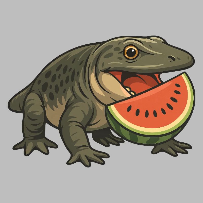 Amphibien primitif évolution dessin animé melon