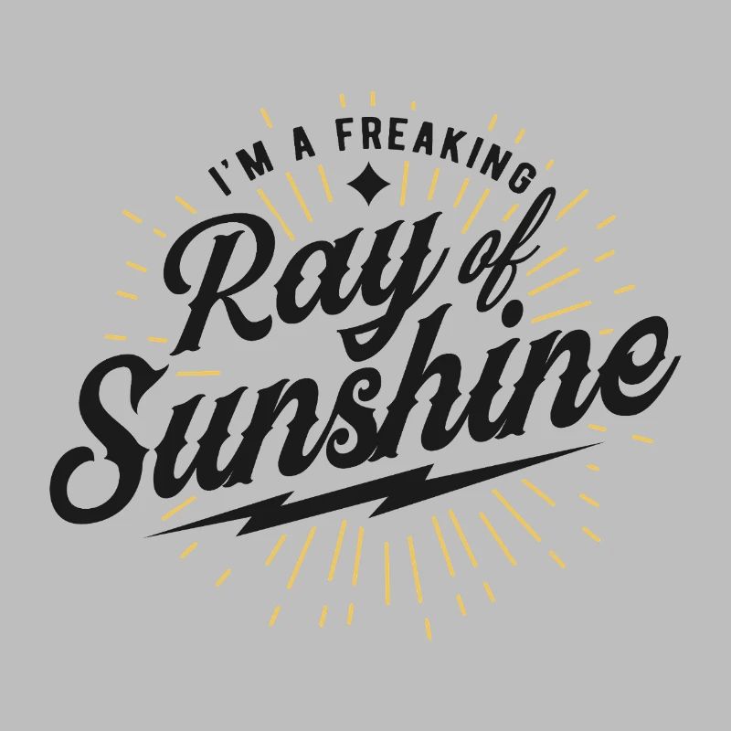 Conception de rayon de soleil effrayant