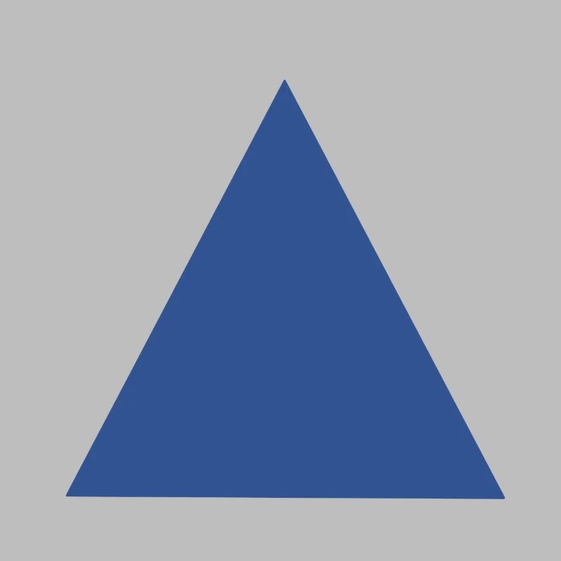 Abstract Blue Triangle Pattern
