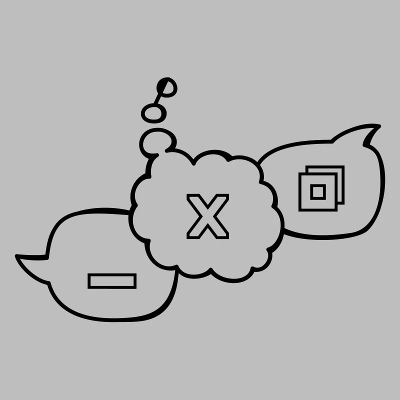 Computer speech bubbles