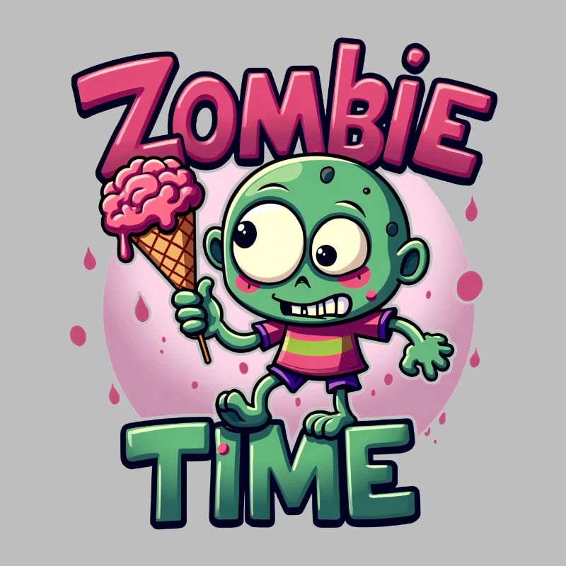 Zombie Time Eiscreme Comic