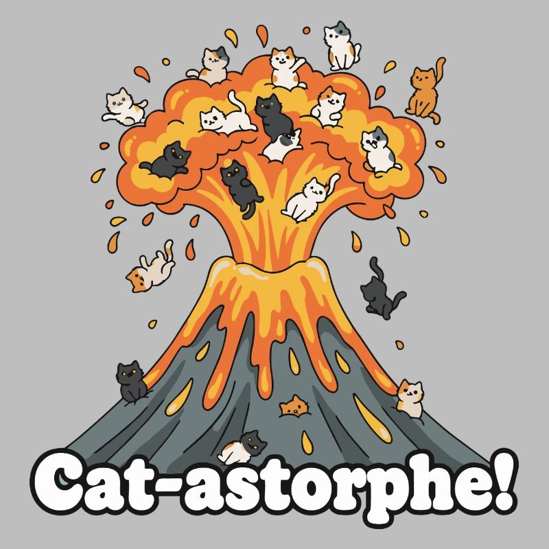 Cat-astrophe volcano