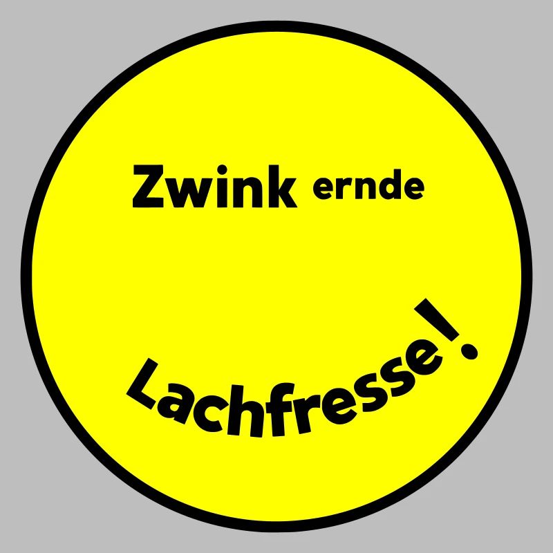 Zwinkernde Lachfresse