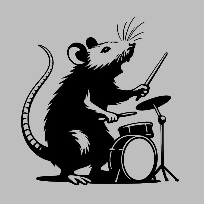 DrummerMaus Silhouette