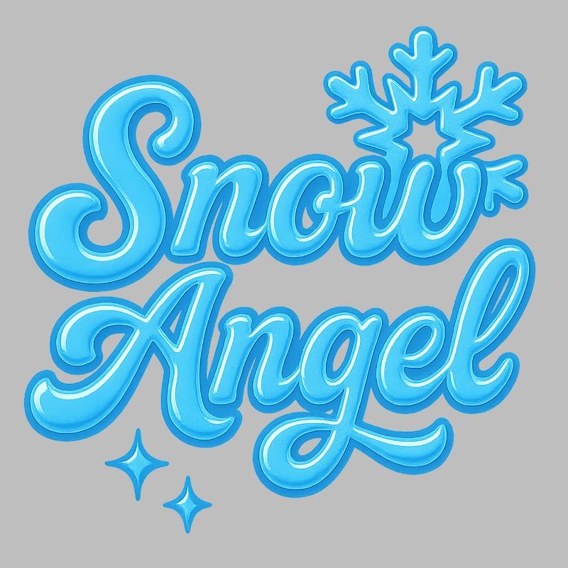 snow angle / y2k statement design 