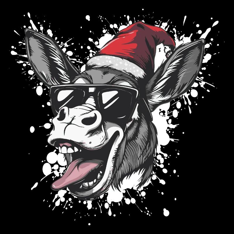 Âne Noël Drôle