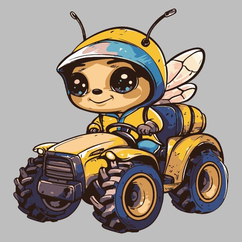 Bee Tractor Farmer