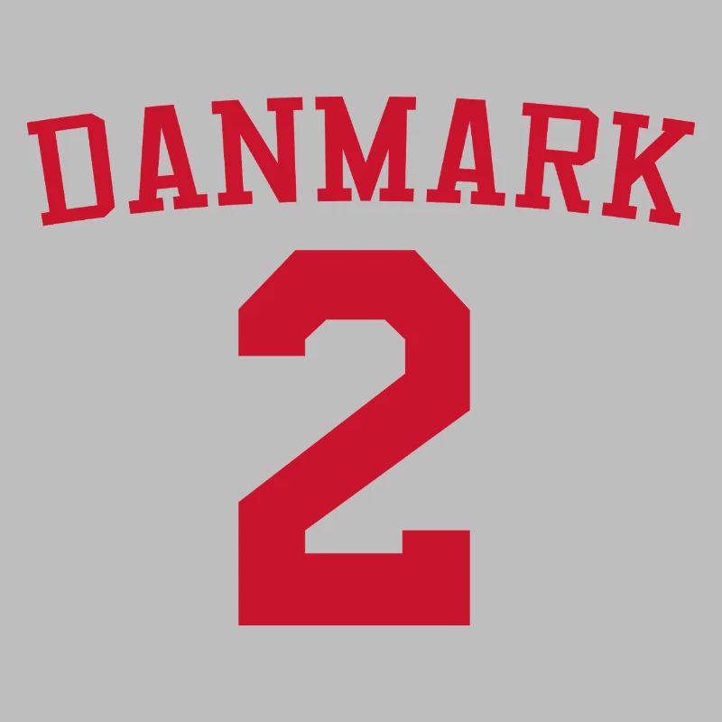 Denmark 2 – Red Text Design