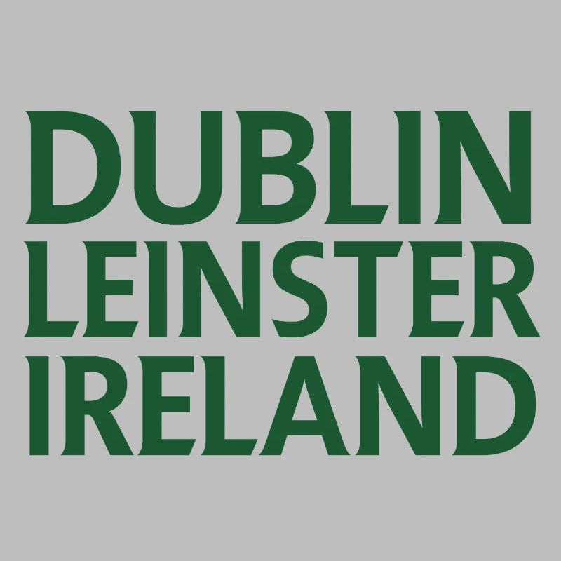Dublin – Irlande Textdesign