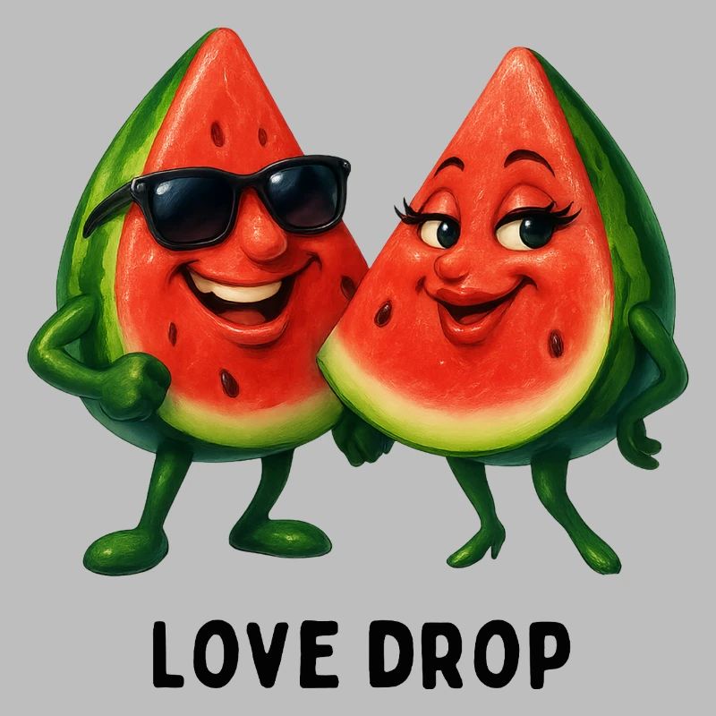 Duo pastèques Love Drop
