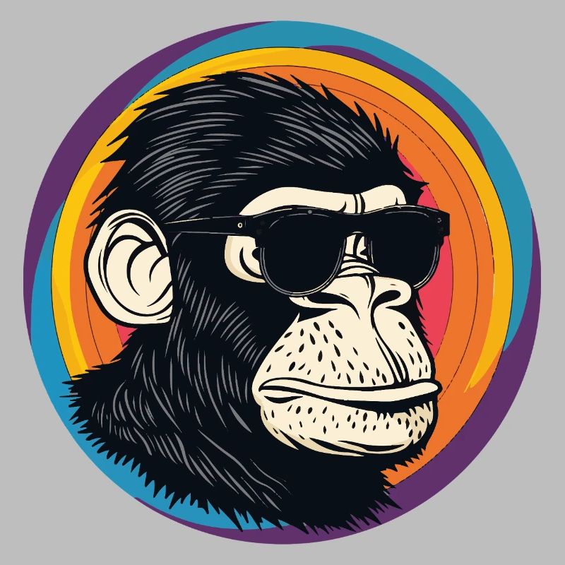 Monkey Sunglasses Comic