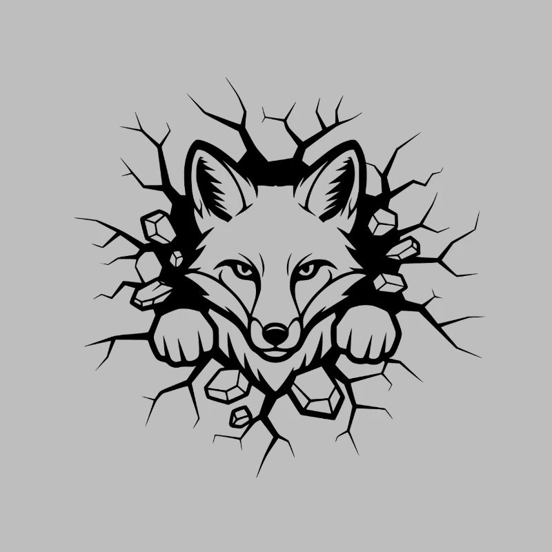 Fox Wall Breakthrough Illustration