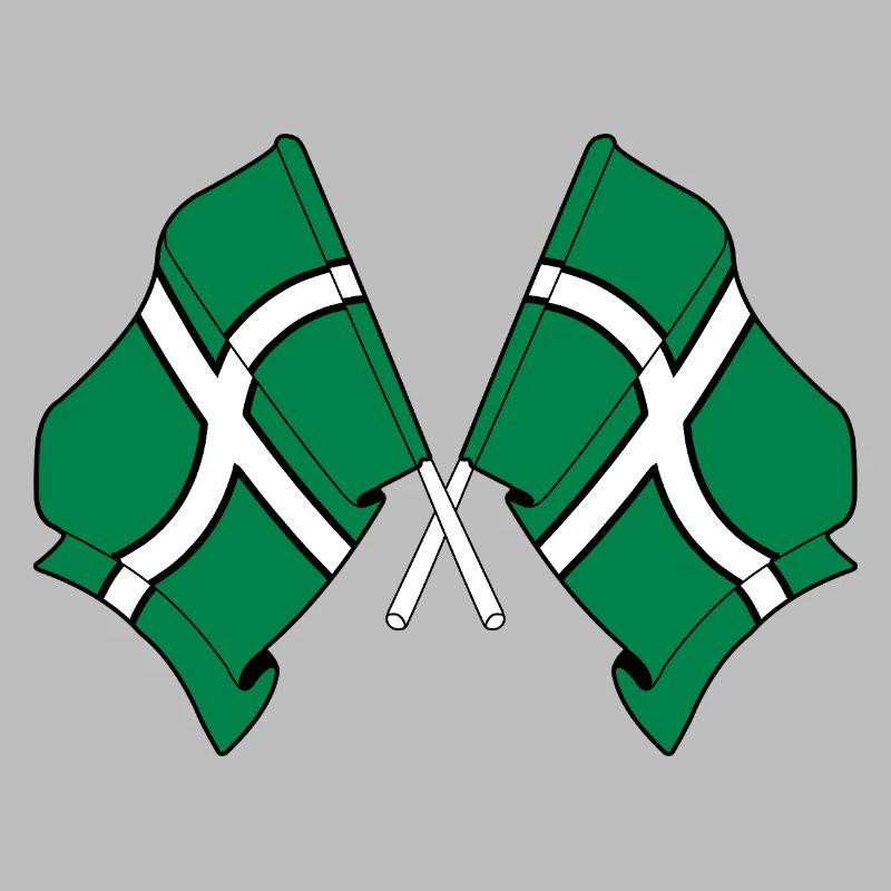 Drapeaux croisés du Devon