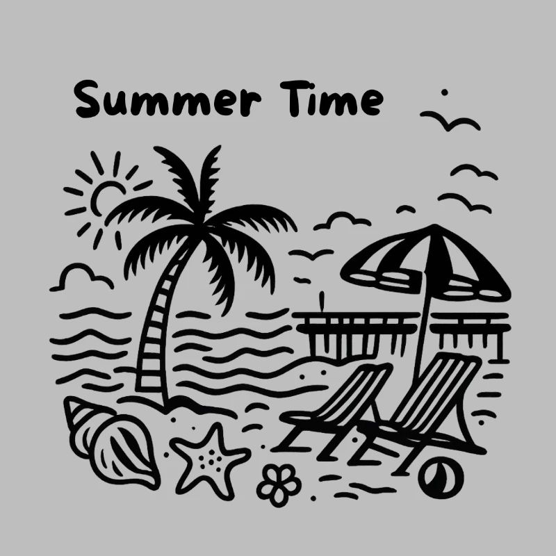 Conception de la plage