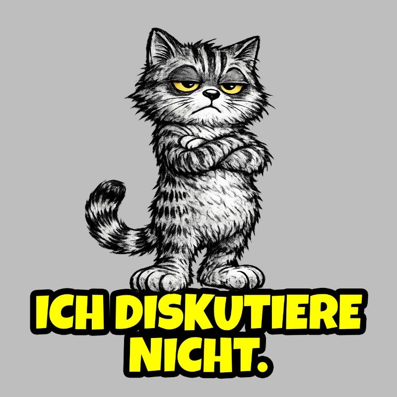 Ich diskutiere nicht. – Grumpy Katze (CAT)