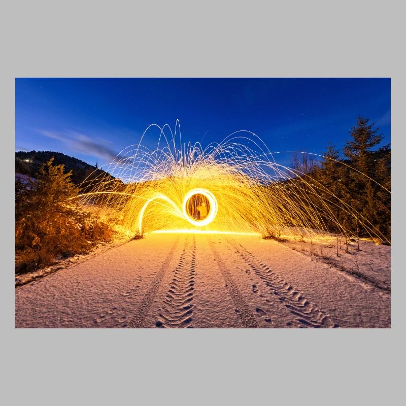 Flaming Steel Wool	