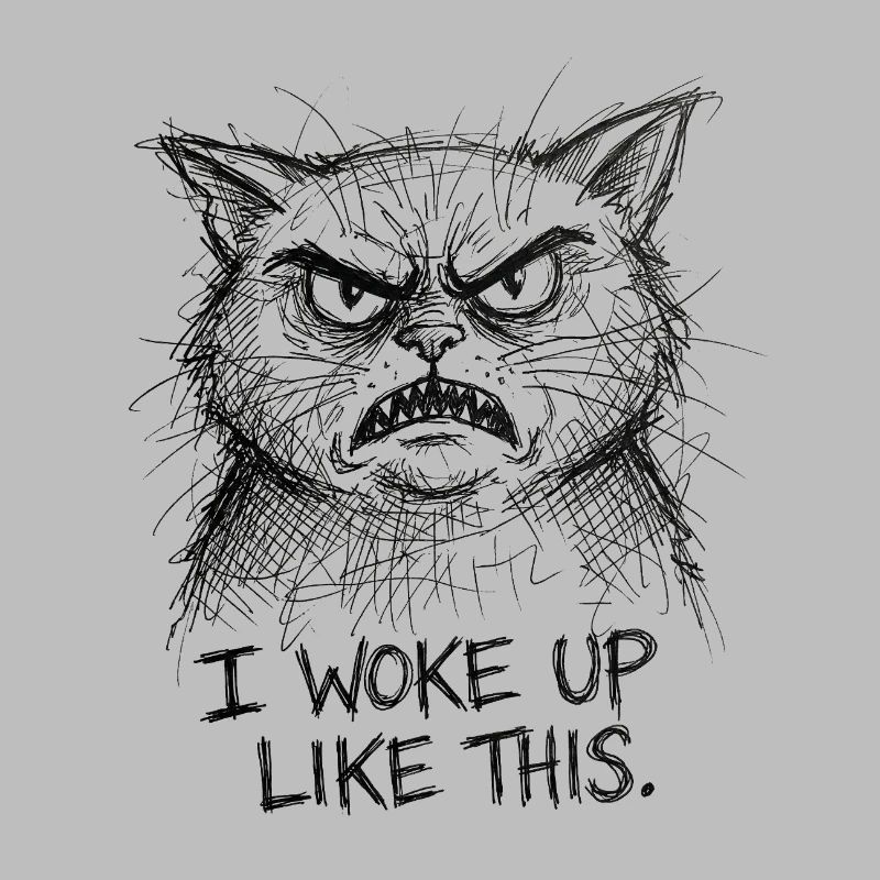 Furious Cat Scribble