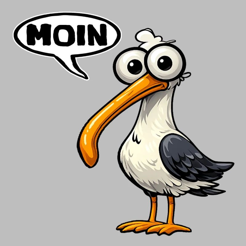 Moin Möwe Comic Miesmuschelartwuermchen 