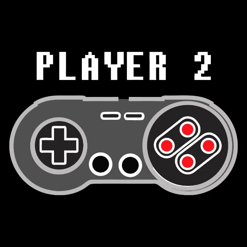 Player 2 Pixel Controller Graphic