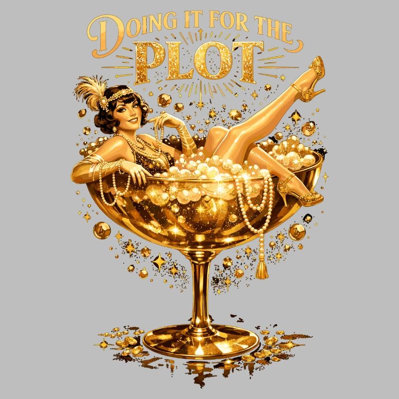 Golden Flapper: Doing it for the Plot Art