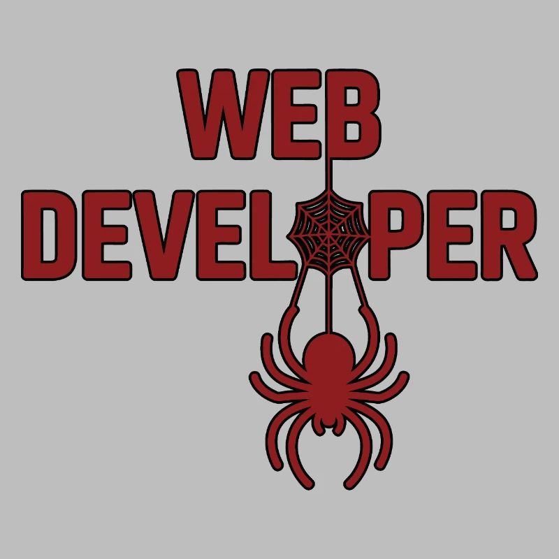 Web Developer Spider Logo Shirt